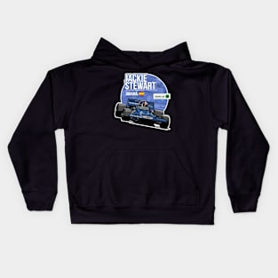 Jackie Stewart 1970 Jarama Kids Hoodie